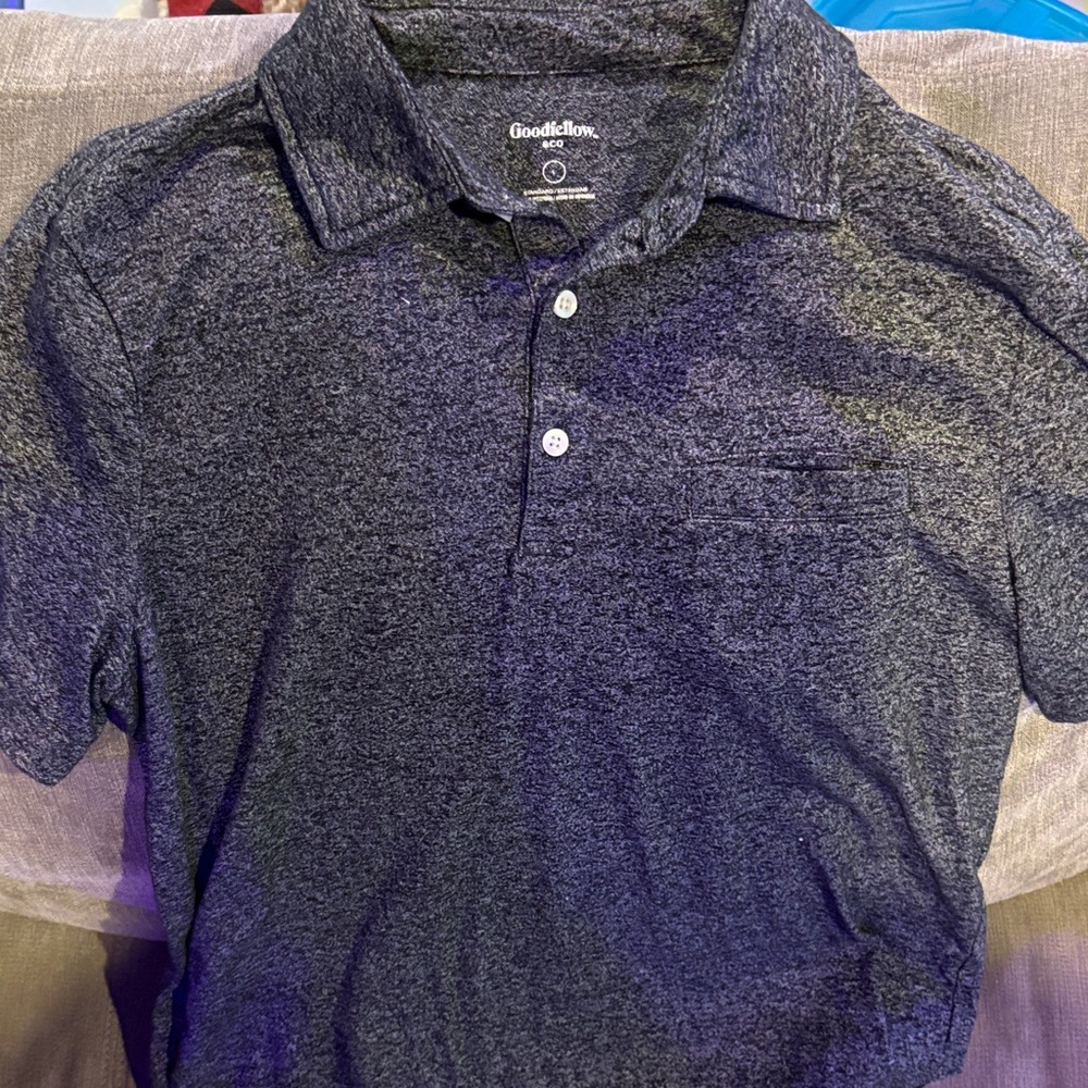 Goodfellow & Co Heathered Gray Polo Shirt